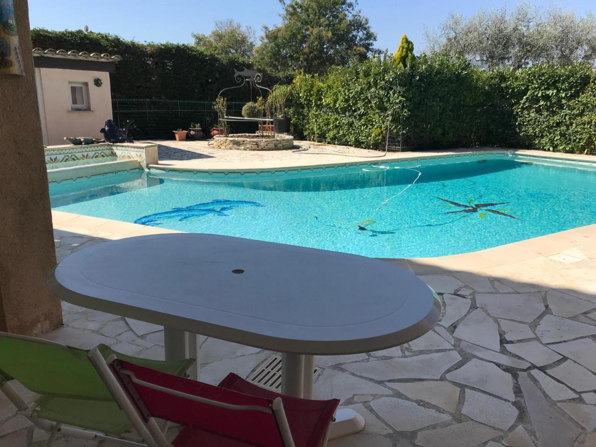 2 Pièces Rdc Villa Piscine La Roquette-sur-Siagne Esterno foto