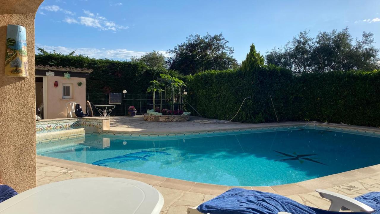 2 Pièces Rdc Villa Piscine La Roquette-sur-Siagne Esterno foto
