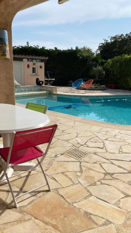 2 Pièces Rdc Villa Piscine La Roquette-sur-Siagne Esterno foto