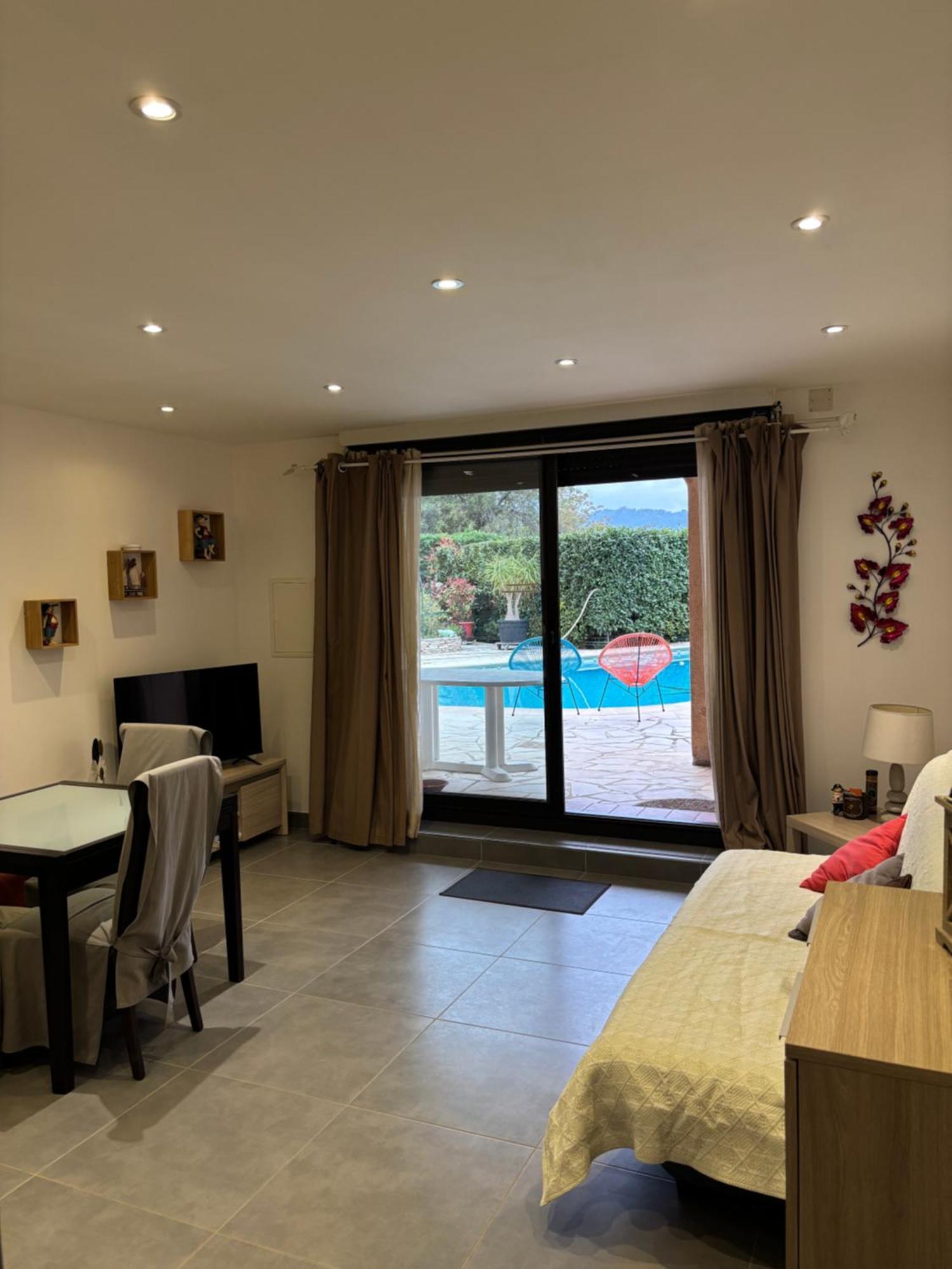 2 Pièces Rdc Villa Piscine La Roquette-sur-Siagne Esterno foto